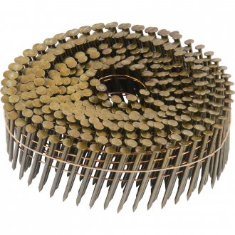 Prego coil liso, 2,1 mm x 38 mm, zincado, carretel com 300 unidades, para o pregador PP 550, VONDER