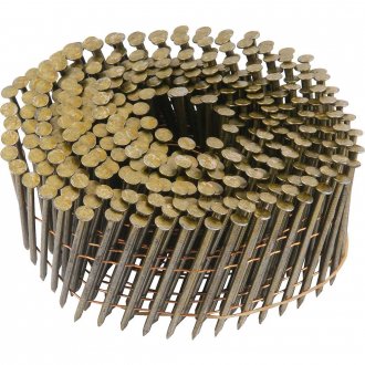 Prego coil liso, 2,1 mm x 45 mm, zincado, carretel com 300 unidades, para o pregador PP 550, VONDER