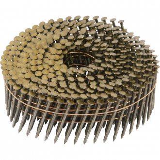 Prego coil anelado, 2,1 mm x 38 mm, zincado, carretel com 300 unidades, para o pregador PP 550, VONDER