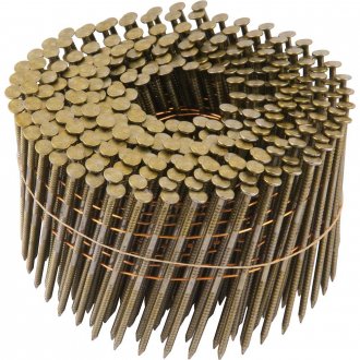 Prego coil anelado, 2,5 mm x 70 mm, zincado, carretel com 300 unidades, para o pregador PP 700, VONDER