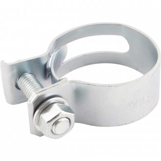 Abra�adeira para mangote, a�o carbono, largura 32 mm, AM 35 mm - 40 mm, com 2 pe�as, VONDER