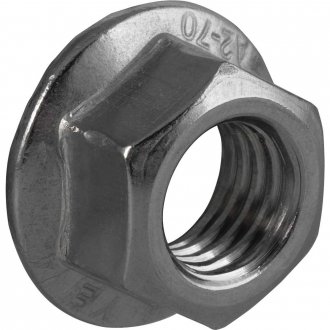 Porca sextavada flangeada M12 x 1,75 mm para haste para painel solar, VONDER