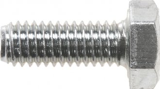 Parafuso sextavado zincado 6 mm x 16 mm, MA, rosca total, VONDER