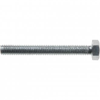 Parafuso sextavado zincado 6 mm x 50  mm, MA, rosca total, VONDER