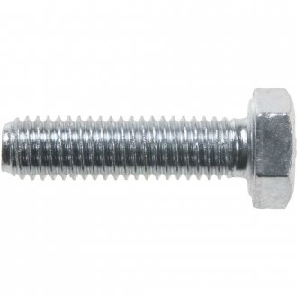 Parafuso sextavado zincado 8 mm x 30 mm, MA, rosca total, VONDER