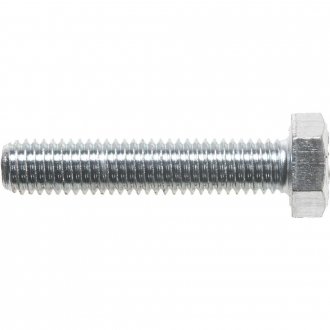 Parafuso sextavado zincado 8 mm x 60 mm, MA, rosca total, VONDER