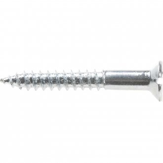 Parafuso madeira 3,8 mm x 30 mm, cabe�a chata, zincado, VONDER