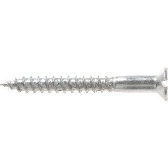 Parafuso madeira 3,8 mm x 40 mm, cabe�a chata, zincado, VONDER