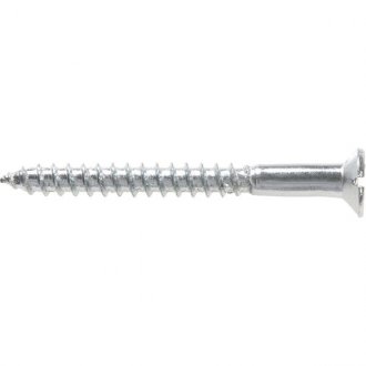 Parafuso madeira 4,8 mm x 50 mm, cabe�a chata, zincado, VONDER