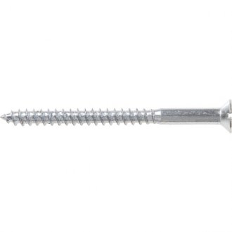 Parafuso madeira 4,8 mm x 65 mm, cabe�a chata, zincado, VONDER