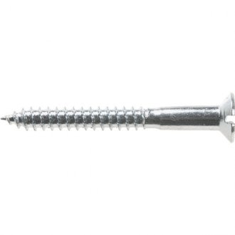 Parafuso madeira 5,5 mm x 50 mm, cabe�a chata, zincado, VONDER