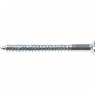 Parafuso madeira 6,1 mm x 75 mm, cabe�a chata, zincado, VONDER