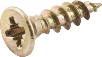 Parafuso madeira chipboard, cabe�a chata, fenda cruzada/pozidrive, 3,0 mm x 12,0 mm, VONDER