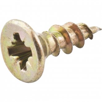 Parafuso madeira chipboard, cabe�a chata, fenda cruzada/pozidrive, 4,0 mm x 12,0 mm, VONDER