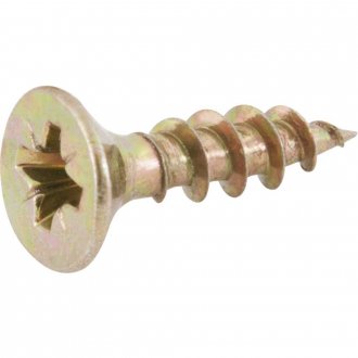 Parafuso madeira chipboard, cabe�a chata, fenda cruzada/pozidrive, 4,0 mm x 16,0 mm, VONDER
