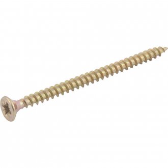 Parafuso madeira chipboard, cabe�a chata, fenda cruzada/pozidrive, 4,0 mm x 60,0 mm, VONDER