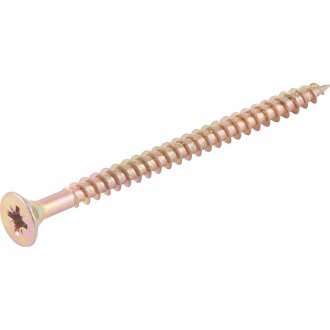 Parafuso madeira chipboard, cabe�a chata, fenda cruzada/pozidrive, 5,0 mm x 70,0 mm, VONDER