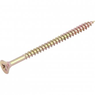 Parafuso madeira chipboard, cabe�a chata, fenda cruzada/pozidrive, 5,0 mm x 75,0 mm, VONDER