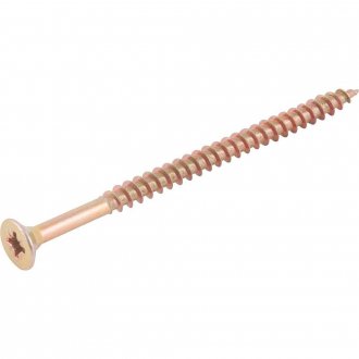 Parafuso madeira chipboard, cabe�a chata, fenda cruzada/pozidrive, 5,0 mm x 80,0 mm, VONDER