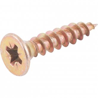 Parafuso madeira chipboard, cabe�a chata, fenda cruzada/pozidrive, 6,0 mm x 30,0 mm, VONDER