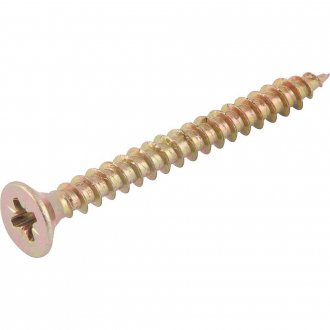 Parafuso madeira chipboard, cabe�a chata, fenda cruzada/pozidrive, 6,0 mm x 60,0 mm, VONDER