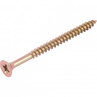 Parafuso madeira chipboard, cabe�a chata, fenda cruzada/pozidrive, 6,0 mm x 80,0 mm, VONDER