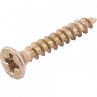 Parafuso madeira chipboard, cabe�a chata, fenda cruzada/phillips, 3,0 mm x 20,0 mm, VONDER