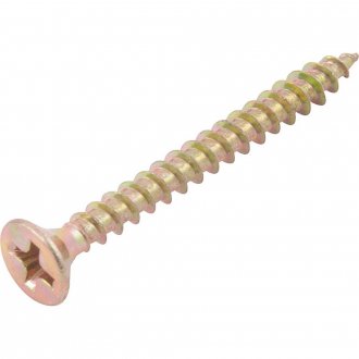 Parafuso madeira chipboard, cabe�a chata, fenda cruzada/phillips, 3,5 mm x 35,0 mm, VONDER
