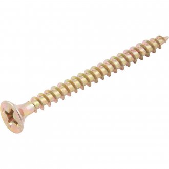 Parafuso madeira chipboard, cabe�a chata, fenda cruzada/phillips, 3,5 mm x 40,0 mm, VONDER