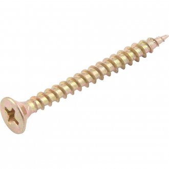 Parafuso madeira chipboard, cabe�a chata, fenda cruzada/phillips, 4,0 mm x 40,0 mm, VONDER
