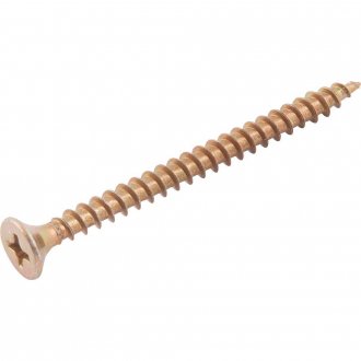 Parafuso madeira chipboard, cabe�a chata, fenda cruzada/phillips, 4,0 mm x 50,0 mm, VONDER