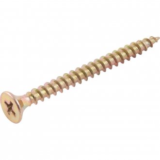 Parafuso madeira chipboard, cabe�a chata, fenda cruzada/phillips, 5,0 mm x 55,0 mm, VONDER