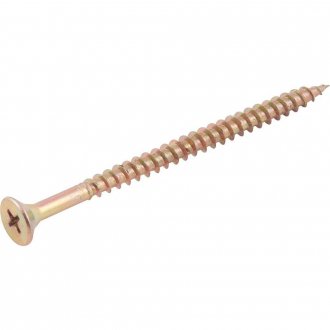 Parafuso madeira chipboard, cabe�a chata, fenda cruzada/phillips, 5,0 mm x 75,0 mm, VONDER