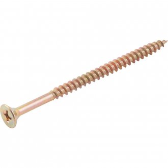 Parafuso madeira chipboard, cabe�a chata, fenda cruzada/phillips, 5,0 mm x 80,0 mm, VONDER