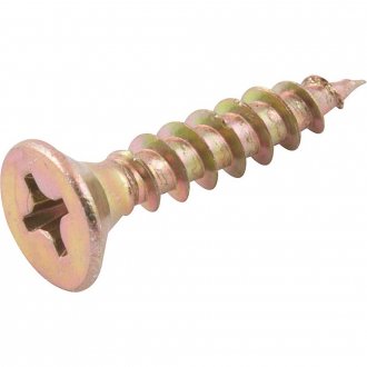 Parafuso madeira chipboard, cabe�a chata, fenda cruzada/phillips, 6,0 mm x 30,0 mm, VONDER