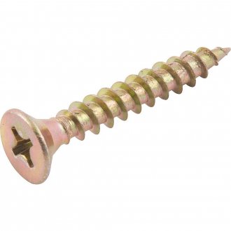 Parafuso madeira chipboard, cabe�a chata, fenda cruzada/phillips, 6,0 mm x 40,0 mm, VONDER