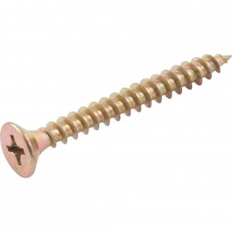 Parafuso madeira chipboard, cabe�a chata, fenda cruzada/phillips, 6,0 mm x 55,0 mm, VONDER