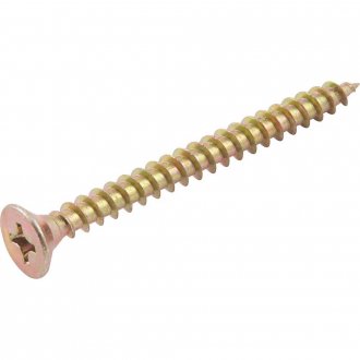 Parafuso madeira chipboard, cabe�a chata, fenda cruzada/phillips, 6,0 mm x 65,0 mm, VONDER