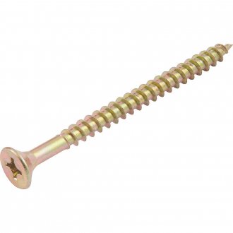 Parafuso madeira chipboard, cabe�a chata, fenda cruzada/phillips, 6,0 mm x 75,0 mm, VONDER
