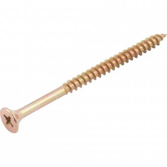 Parafuso madeira chipboard, cabe�a chata, fenda cruzada/phillips, 6,0 mm x 90,0 mm, VONDER