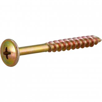 Parafuso madeira chipboard, cabe�a flangeada, fenda cruzada/phillips, 6,0 mm x 60 mm, VONDER