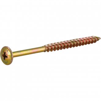 Parafuso madeira chipboard, cabe�a flangeada, fenda cruzada/phillips, 6,0 mm x 90 mm, VONDER