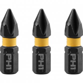 Jogo de bits ponteiras phillips com encaixe de 1/4