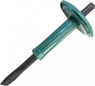 Talhadeira 19 mm x 200 mm, a�o cromo van�dio oxidado, com punho pl�stico de prote��o, ST90821G, SATA