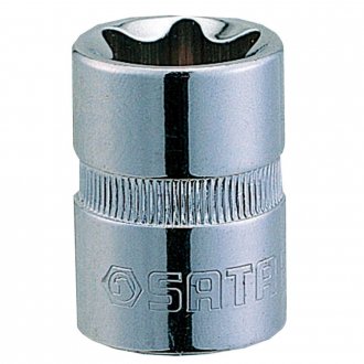 Soquete hexalobular, com encaixe 1/2