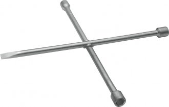 Chave de roda tipo cruz, 17,0 mm x 19,0 mm x 13/16