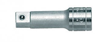 Extens�o para soquete, encaixe 1/2