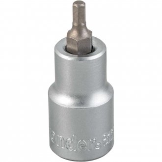 Soquete hexagonal 4 mm, encaixe de 1/2