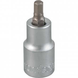 Soquete hexagonal 6 mm, encaixe de 1/2