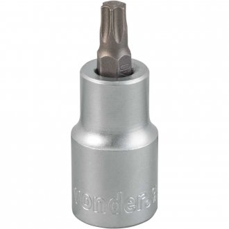 Soquete hexalobular macho T-40, encaixe 1/2